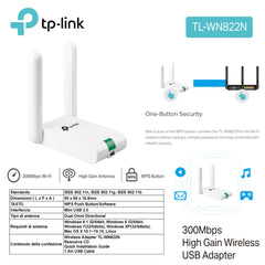 USB 300MB WIRE TP-LINK  ART.TL-WN822N 1PZ - koseakasa