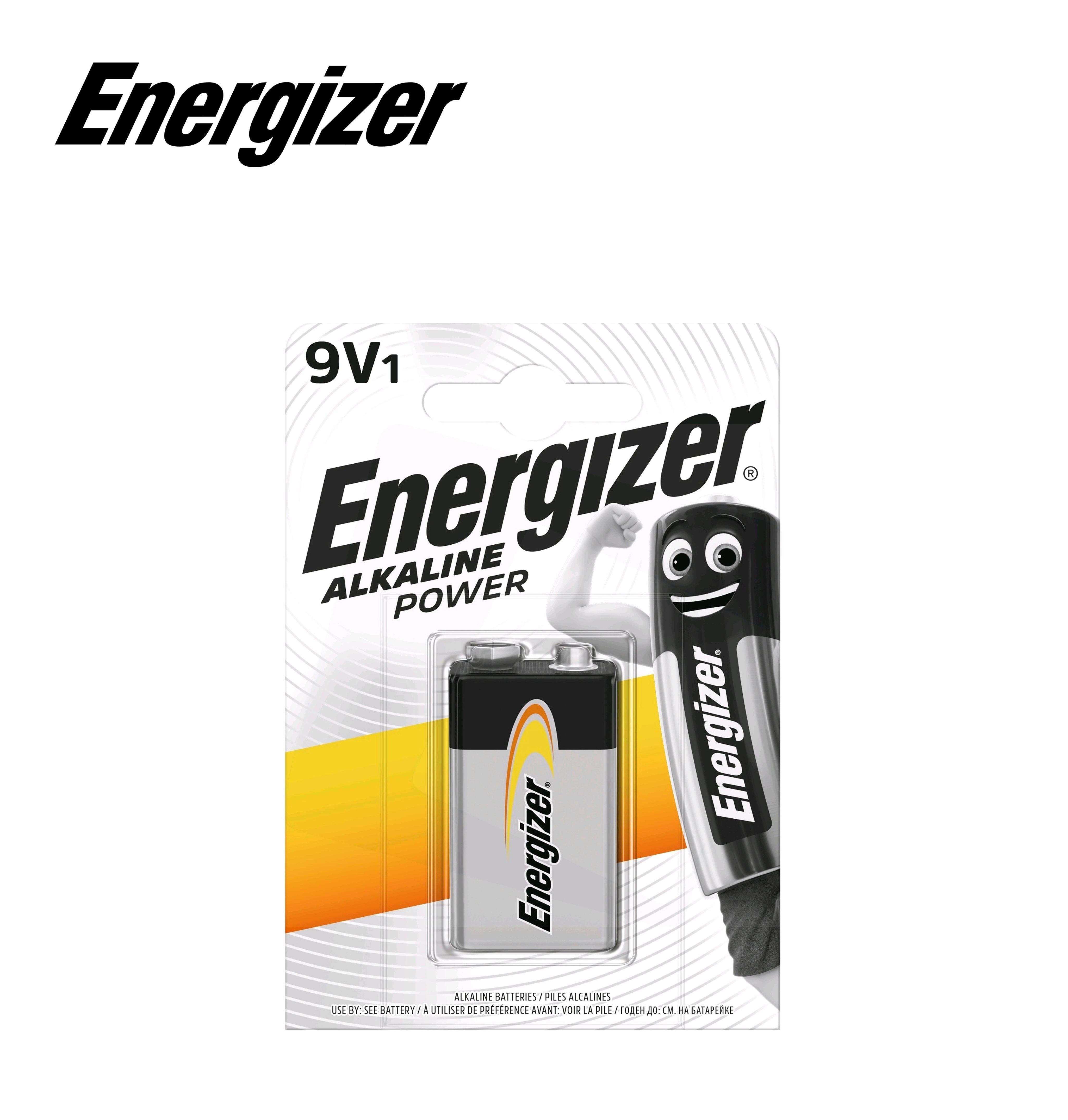 9V ENERGIZER ALKALINE POWER PILA BL1 - koseakasa