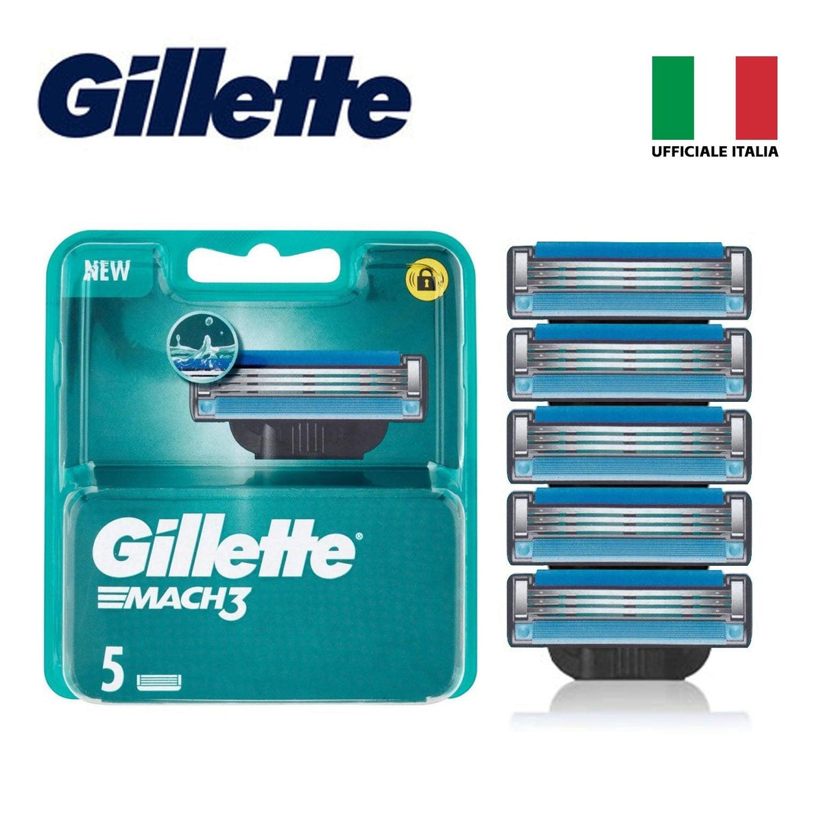 MACH3 RICAMBI X5 GILLETTE ITA BL1 - koseakasa