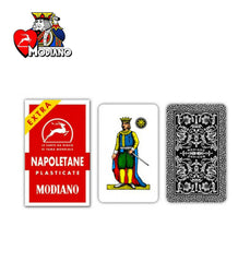 NAPOLETANE EXTRA ROSSE CARTE DA GIOCO MODIANO ART.300043 300080 PZ1 - koseakasa