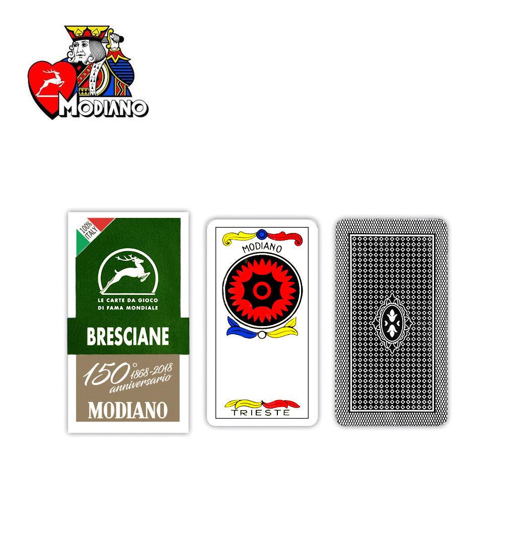 BRESCIANE 150 VERDE CARTE DA GIOCO MODIANO ART.300089 PZ1 - koseakasa