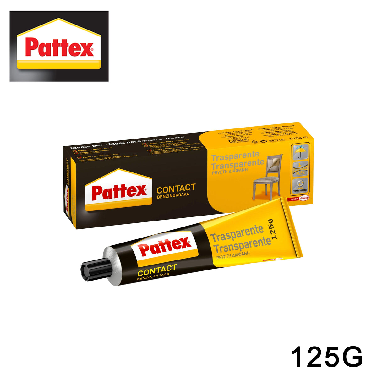 ADESIVO TRASPARENTE 125GR  ART.1419322 PATTEX PZ1 - koseakasa