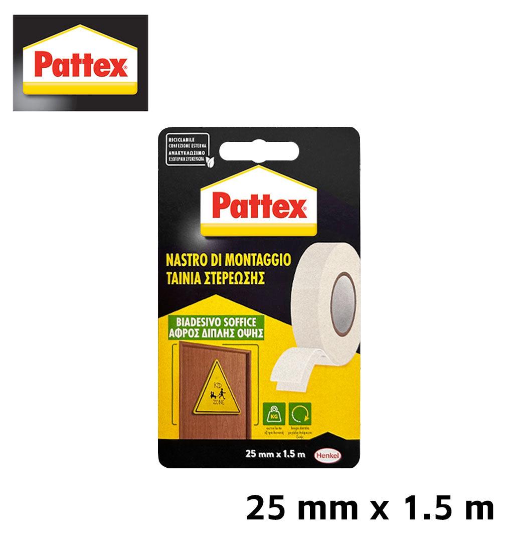 BIADESIVO 25MMX1.5MT SOFT ART.2857493 PATTEX BL1 - koseakasa