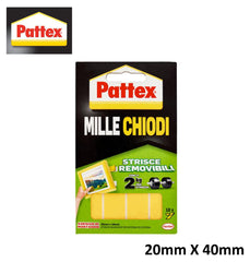 MILLECHIODI 10PZ TAPE REMOVIBILE ART.1415614 PATTEX BL1 - koseakasa