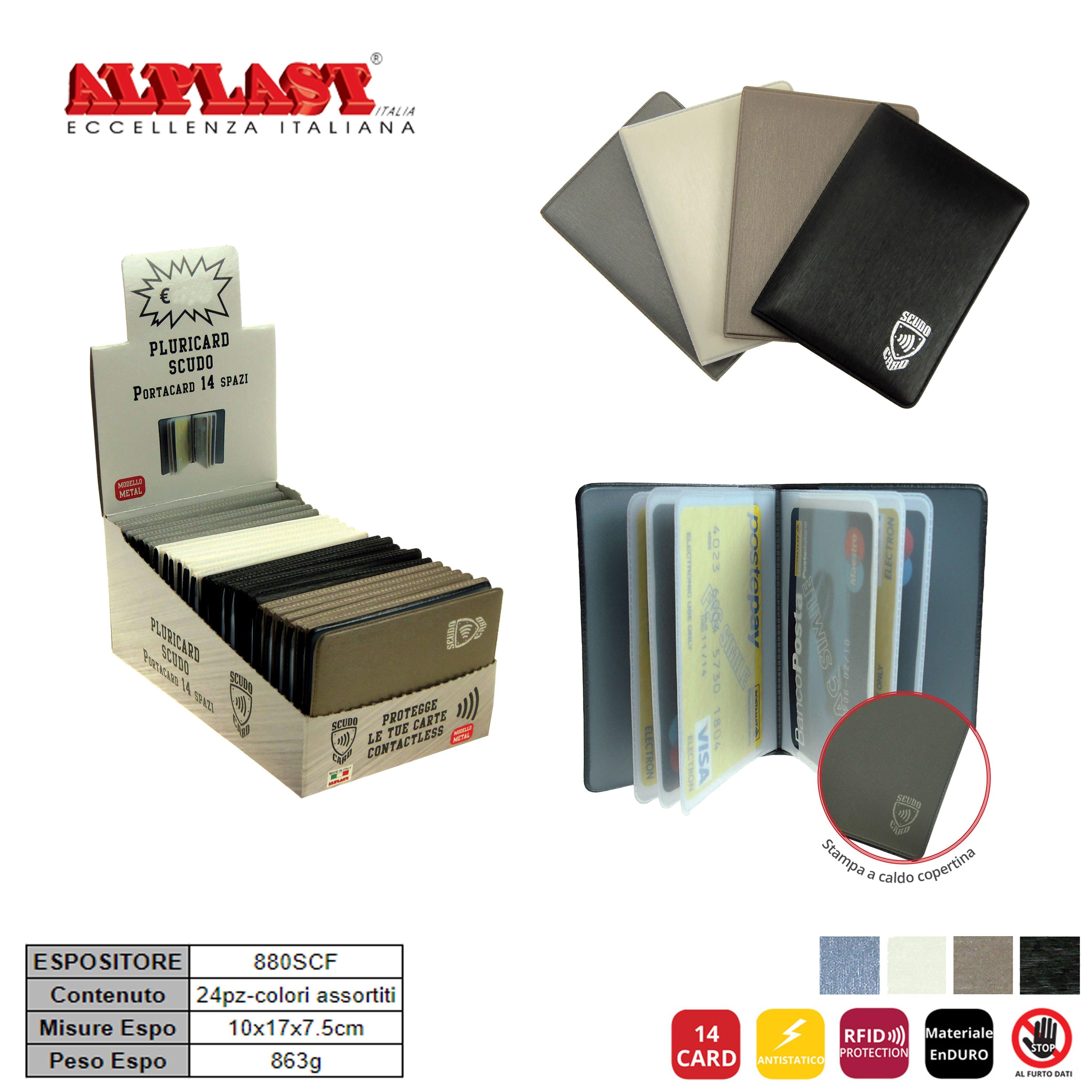 PORTADOCUMENTI 24PZ ANTIFURTO SCUDO ALPLAST ART.880SCF PZ1 - koseakasa