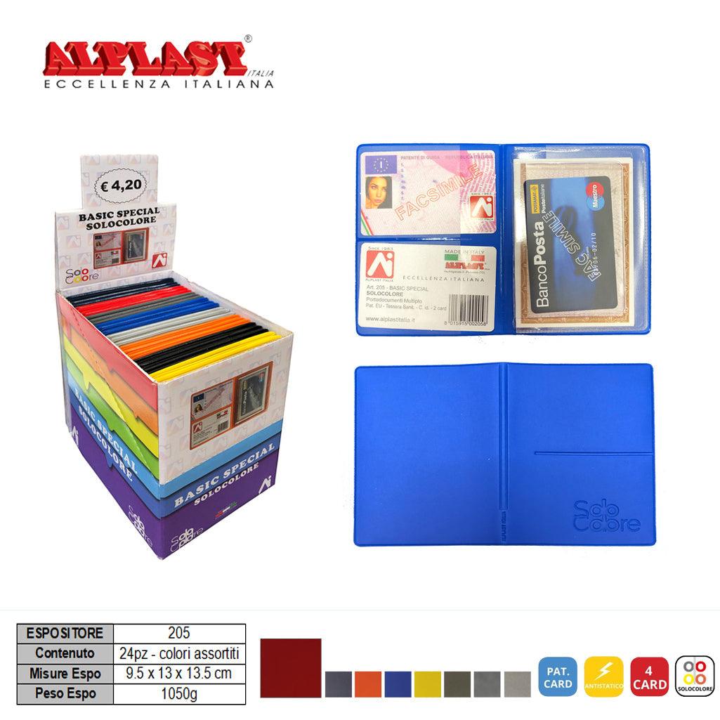 PORTA CARD 24PZ TU COLOR.ASS. ALPLAST ART.205 PZ1 - koseakasa