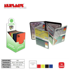 PORTA CARD 16PZ FISARMONICA ALPLAST ART.910 PZ1 - koseakasa