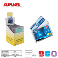 PORTA CARD 100PZ TU COLOR.ASS ALPLAST ART.999 PZ1 - koseakasa