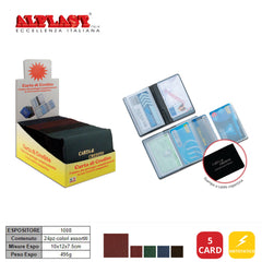 PORTA CARD 24PZ COLOR.ASS ALPLAST ART.1008 PZ1 - koseakasa