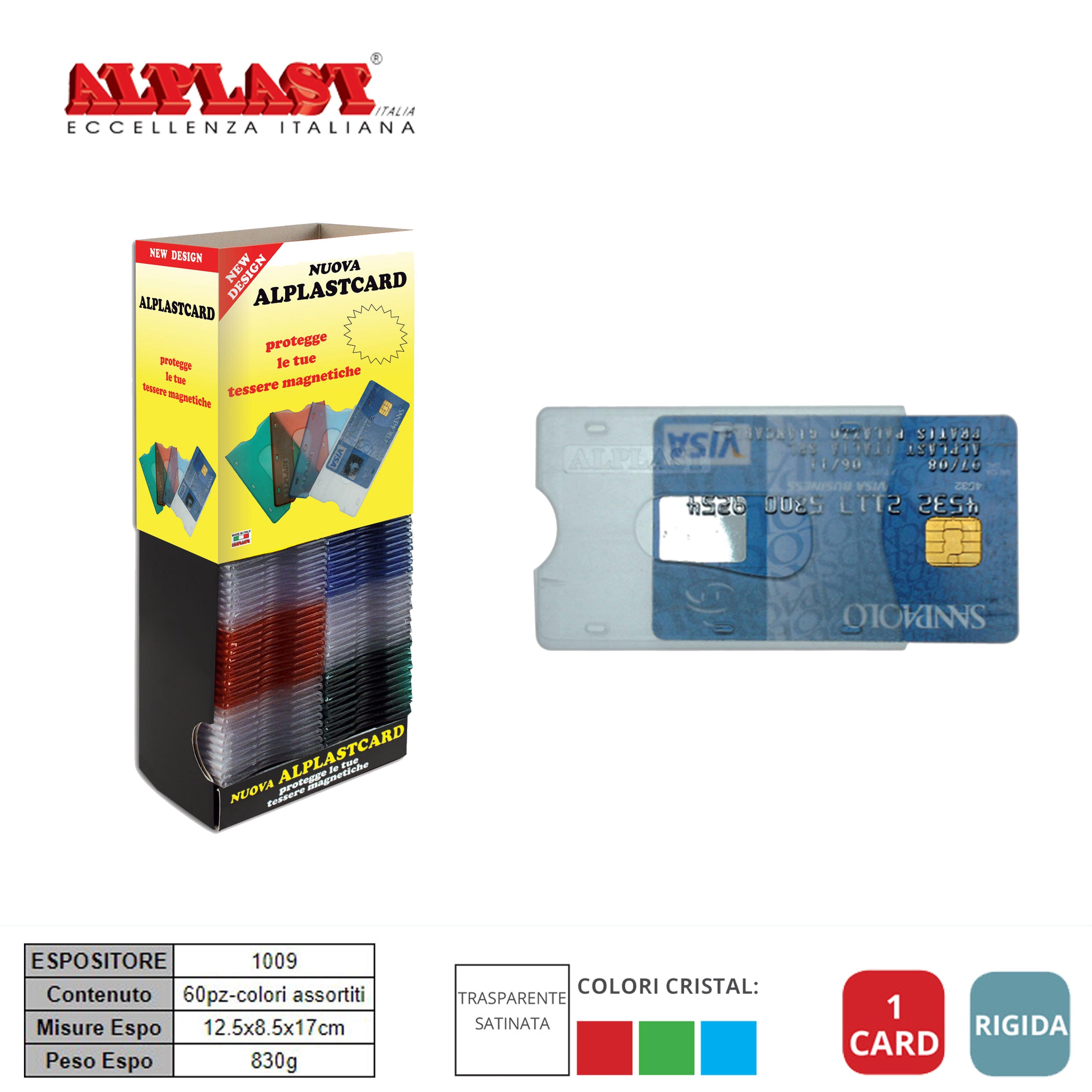 PORTA CARD 60PZ RIGIDO ALPLAST ART.1009 PZ1 - koseakasa