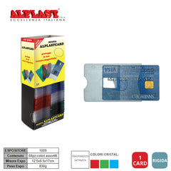 PORTA CARD 60PZ RIGIDO ALPLAST ART.1009 PZ1 - koseakasa