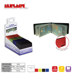 PORTA CARD 24PZ COLOR.ASS. ALPLAST ART.1029 PZ1 - koseakasa