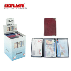 PORTA CARD 24PZ COLOR SCURI ALPLAST ART.1037 PZ1 - koseakasa