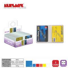 PORTA CARD 50PZ ALPLAST ART.890C PZ1 - koseakasa