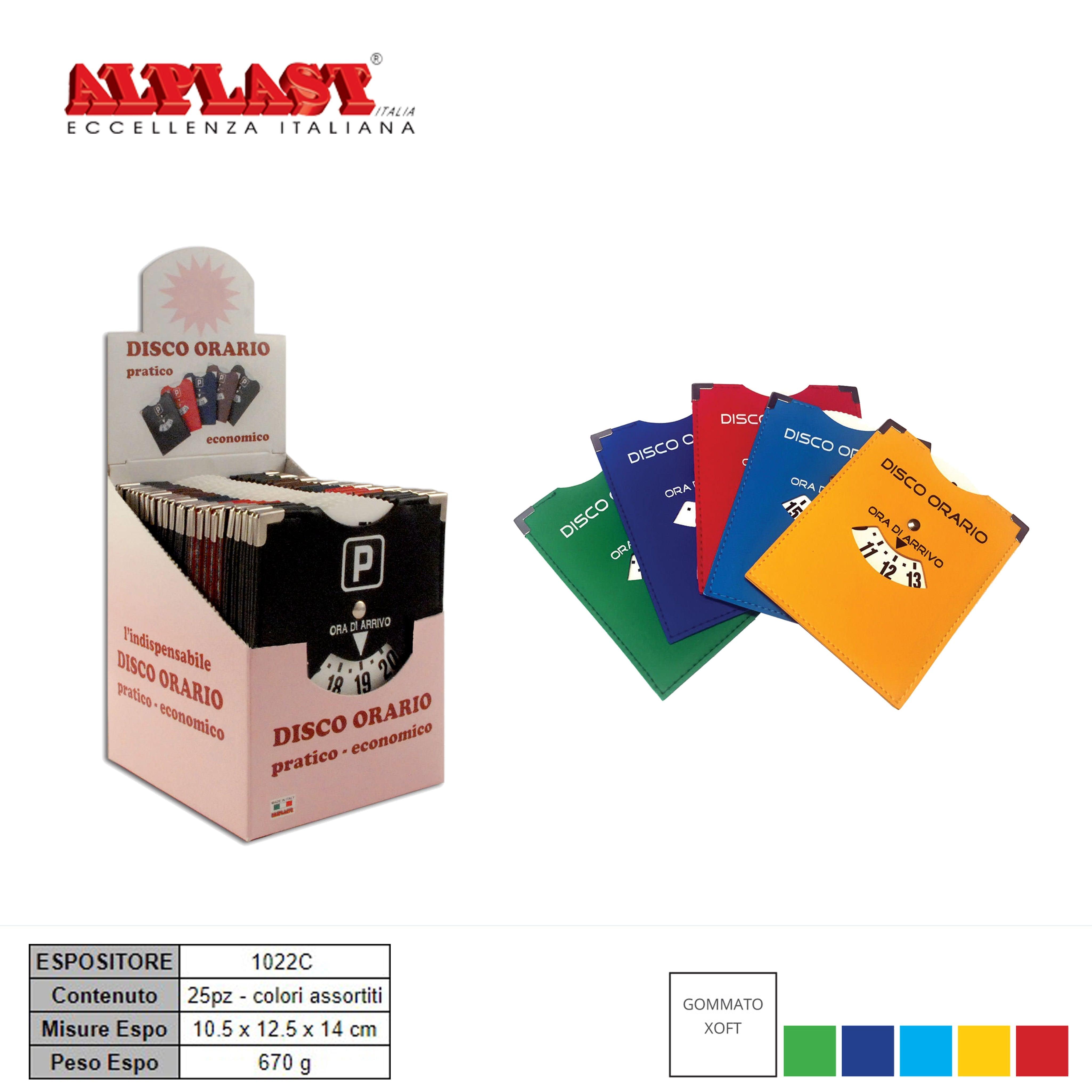 DISCO ORARIO 25PZ COLORI PAST. ALPLAST ART.1022C PZ1 - koseakasa