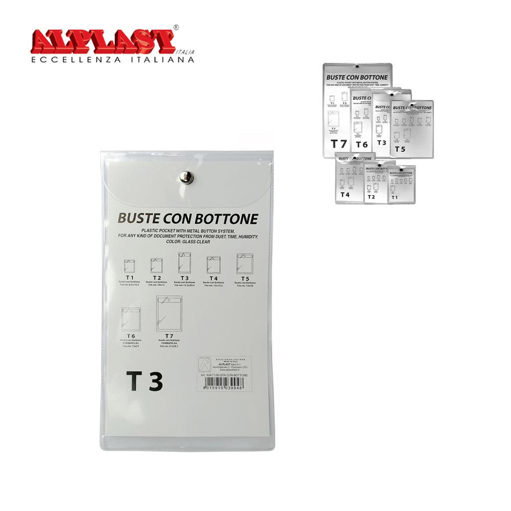 T3 12.5X20.5CM PORTA DOC. 50PZ ALPLAST ART.994T3 PZ1 - koseakasa