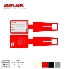 SEGNA BAGAGLIO 40PZ PVC IN VERNICE ALPLAST ART.1073V PZ1 - koseakasa