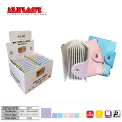 PORTA CARD 24PZ TWENTY COLOR PAST. ALPLAST ART.1021P PZ1 - koseakasa
