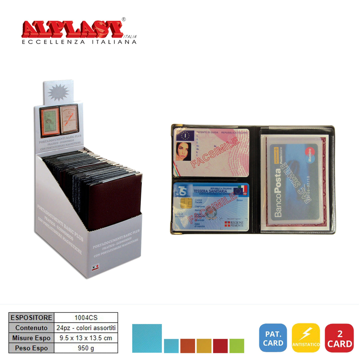 PORTA DOCUMENTI 24PZ ALPLAST ART.1004CS PZ1 - koseakasa