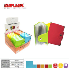 PORTA CARD 24PZ COLOR.PAST. ALPLAST ART.1021C PZ1 - koseakasa