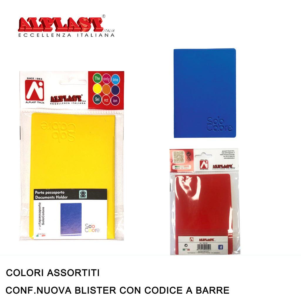 ART.102120 ALPLAST PORTAPASSAPORTO SOLOCOLORE CONF.24PZ - koseakasa