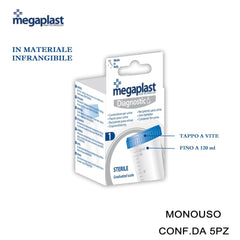 ART.163938 MEGAPLAST DIAGNOSTIC 1 CONTENITORE URINE STERILE CONF.1 5PZ - koseakasa