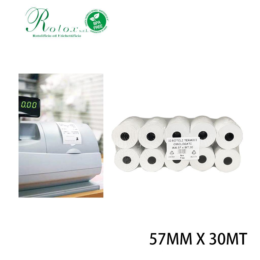 CASSA 57X30MT ROTOLINO OMOLOGATO PZ10 - koseakasa