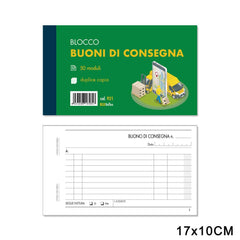 BUONI CONSEGNA 50FG x 2COPIE F.TO 17x10 ART.921 PZ1 - koseakasa