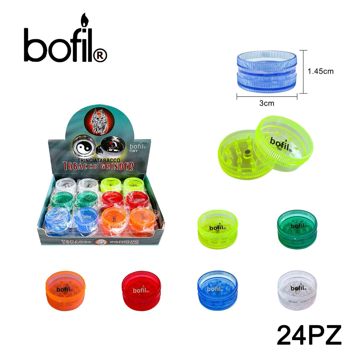BOFIL GRINDER TINY 24PZ - koseakasa