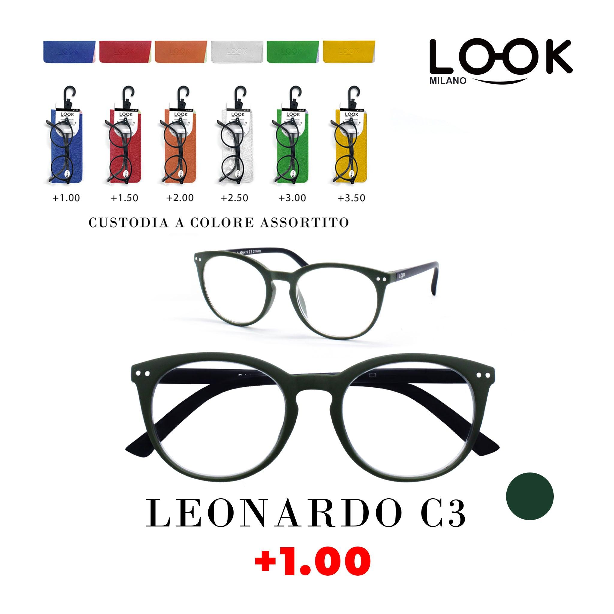 LOOK OCCHIALI LEONARDO - koseakasa
