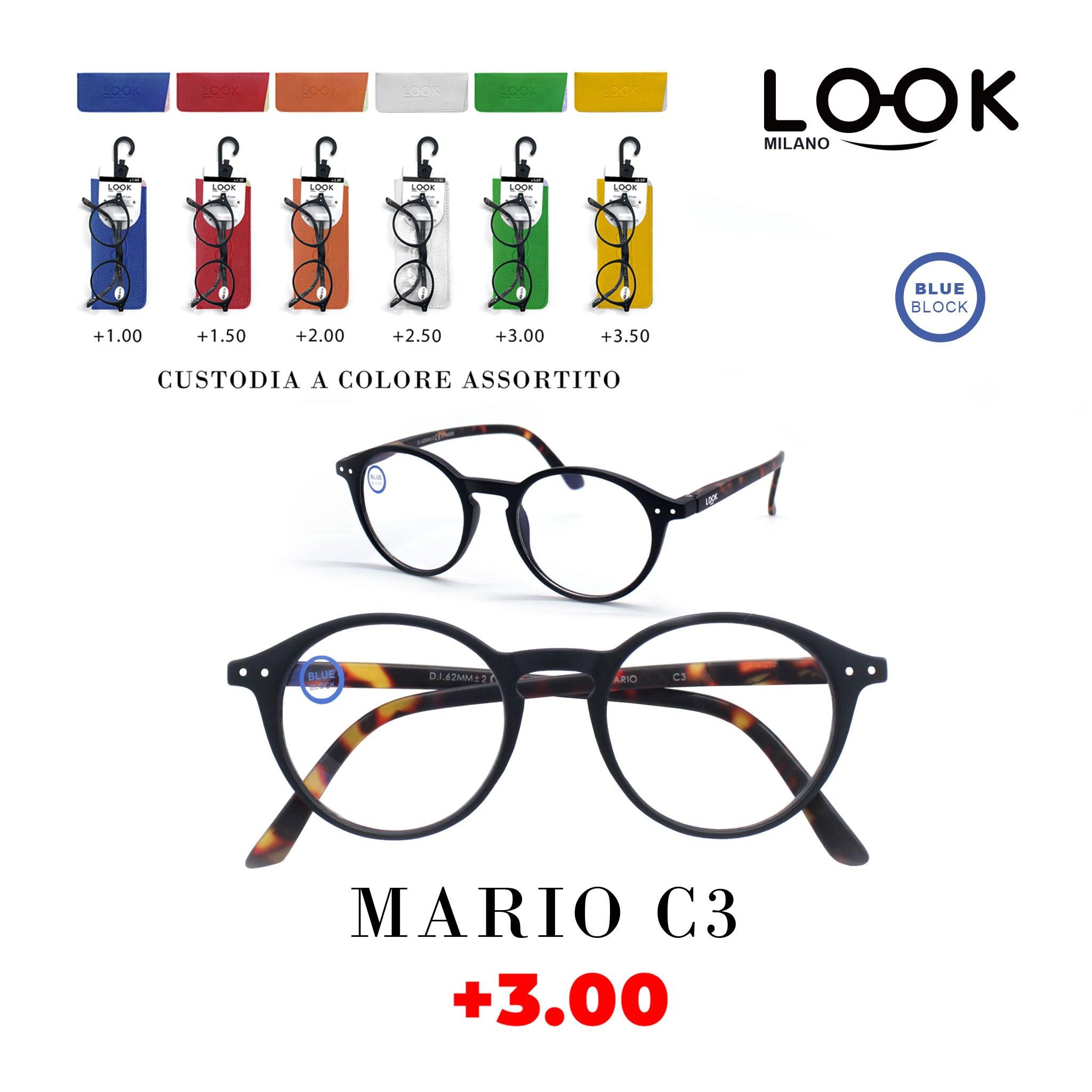 LOOK OCCHIALI MARIO ANTI LUCE BLU - koseakasa
