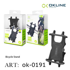 ART.OK-0191 OKLINE ROTATE FREELY SUPPORTO DEL TELEFONO MOTOCICLO E BICICLETTA NERO - koseakasa