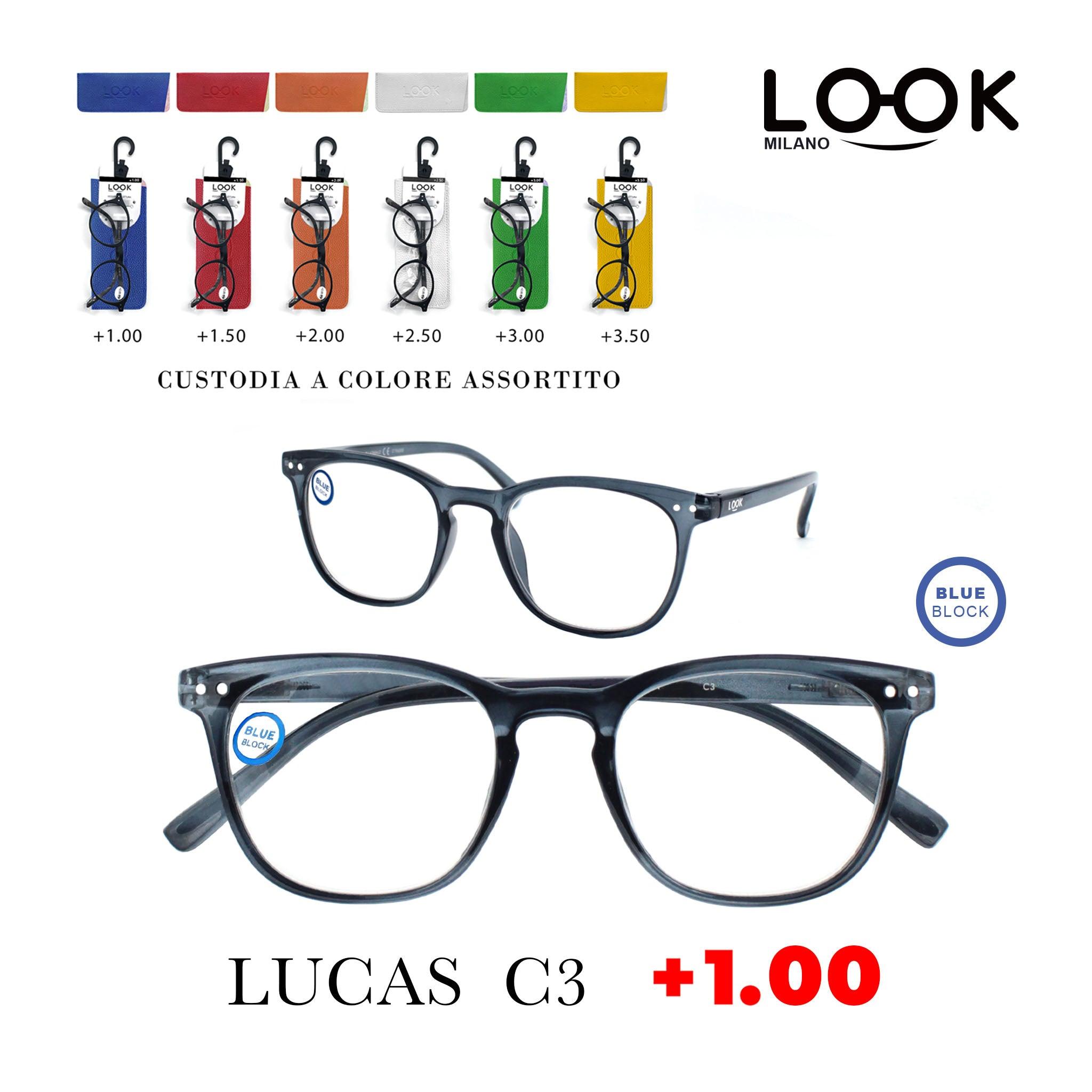 LOOK OCCHIALI ANTI LUCE BLU LUCAS - koseakasa