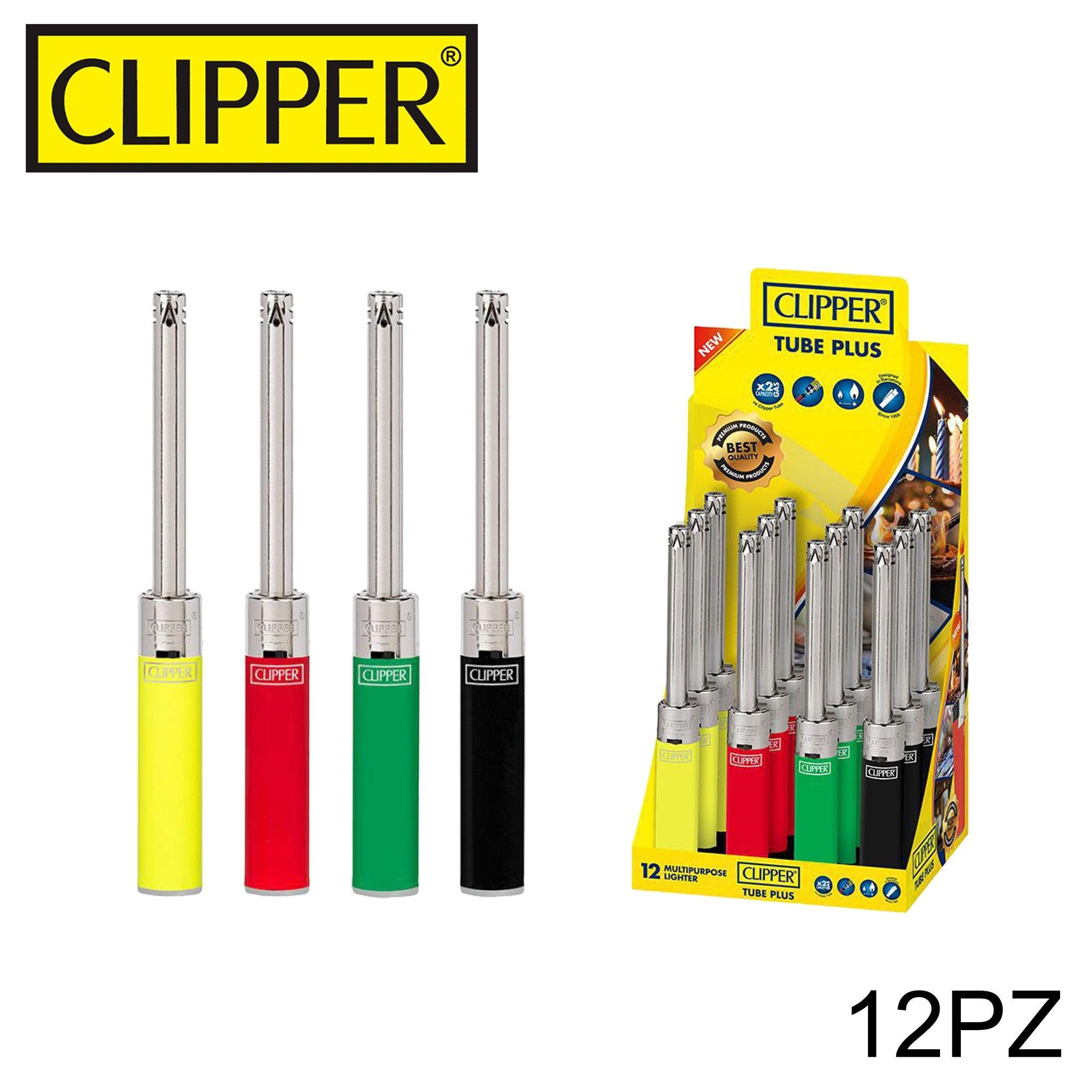 CLIPPER TUBE PLUS ACCENDIGAS  SOLID BRANDED 12PZ - koseakasa