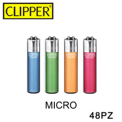 CLIPPER ACCENDINO MICRO METALLIC FLUO 48PZ - koseakasa