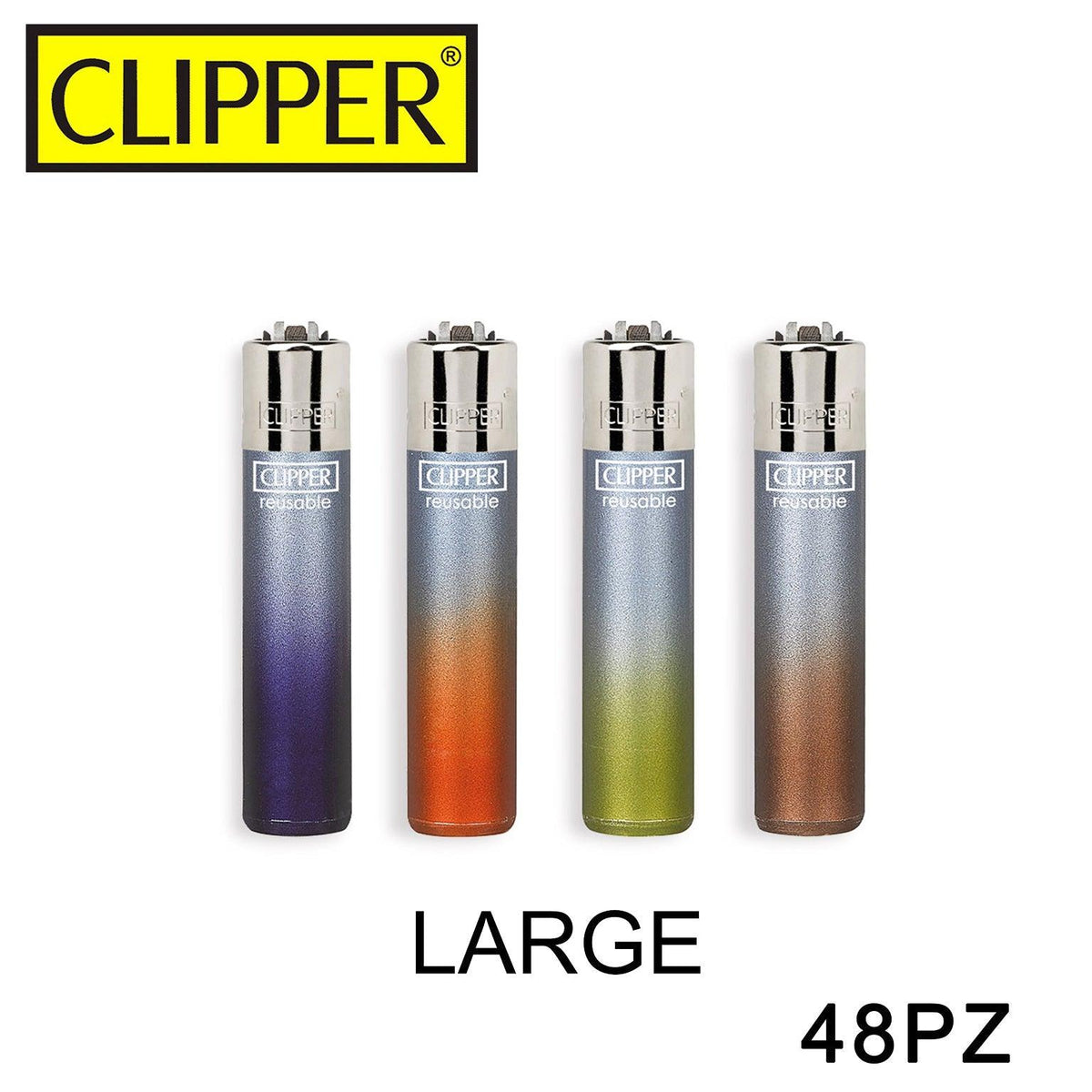CLIPPER ACCENDINO LARGE BLUE CRYSTAL GRADIENT 48PZ - koseakasa